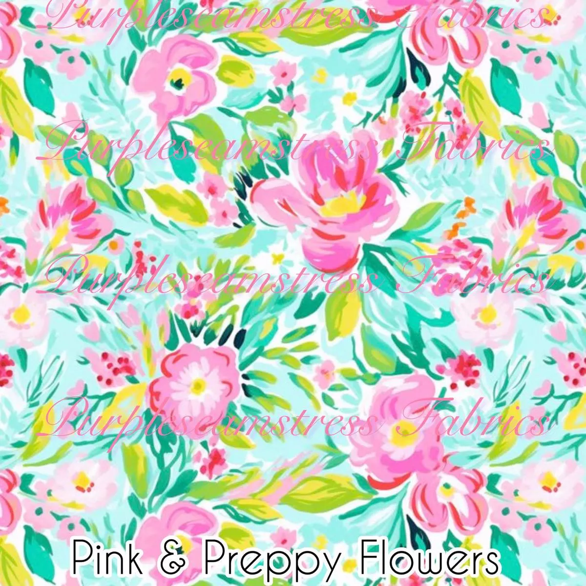 Pink & Preppy FlowersFabri…