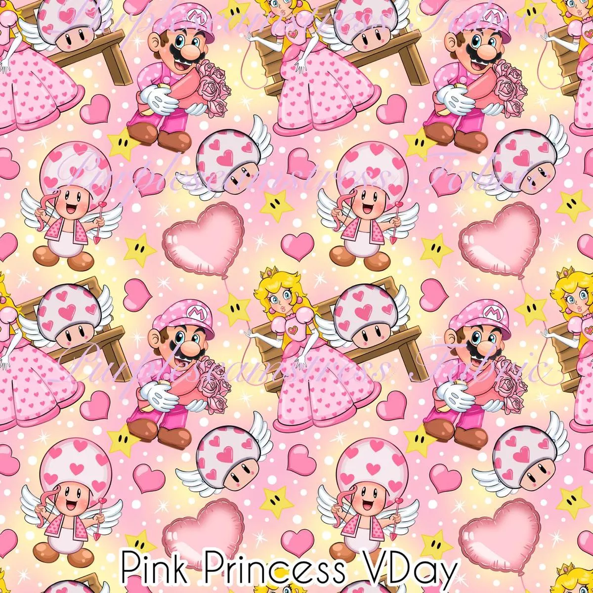 Pink Princess VdayFabric