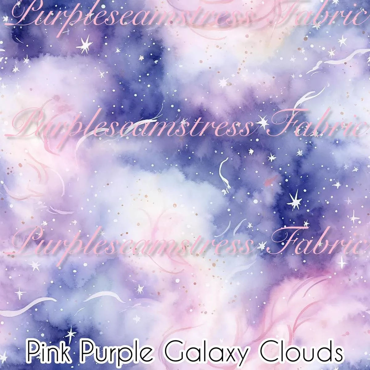 Pink Purple Galaxy CloudFabric