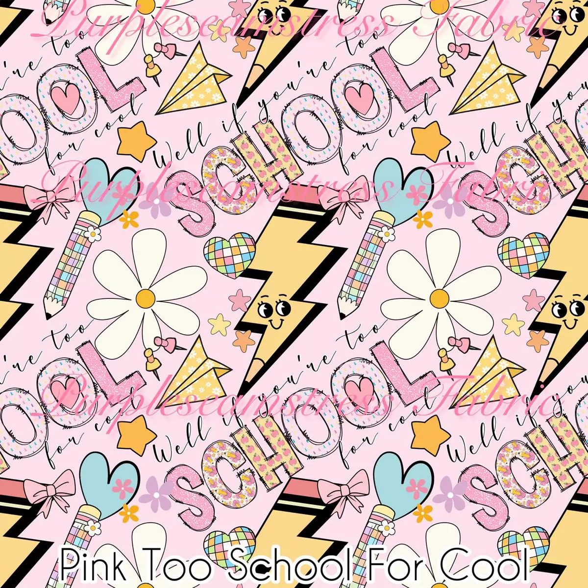 Pink Too School for CoolFabric