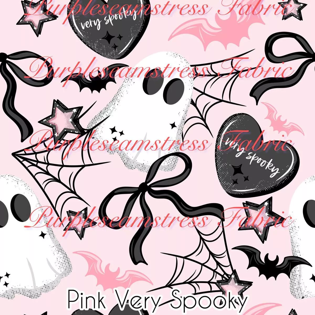Pink Very SpookyFabric