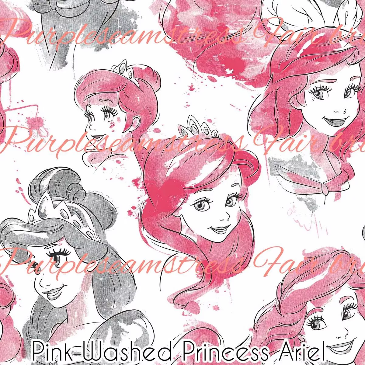 Pink Washed ArielFabric