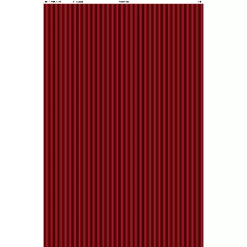Pinstripes: Red & Black