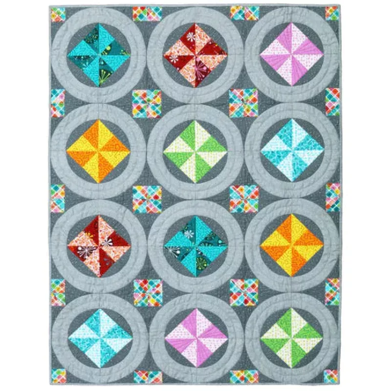 Pinwheel Rings Quilt Pattern