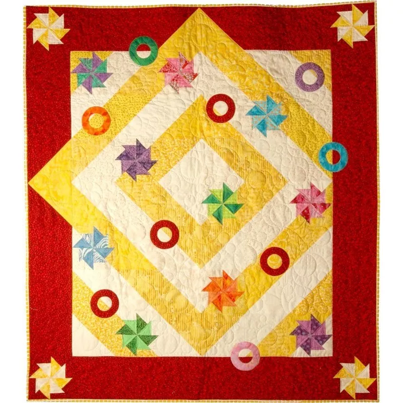 Pinwheels and Rings Quilt Pattern