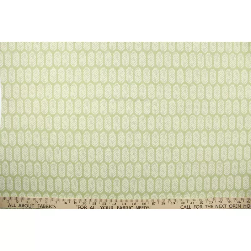 PKL Studio Quill in Celery|Per Yard&6 X 6 Sample