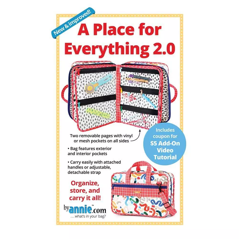 A Place for Everything 2.0 Pattern – By Annie