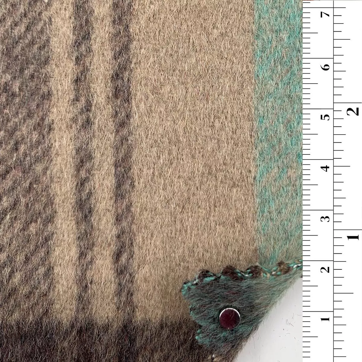 Plaid Double Cloth Wool Polyester Coating / Jacketing B006310 – Multi Color 14413