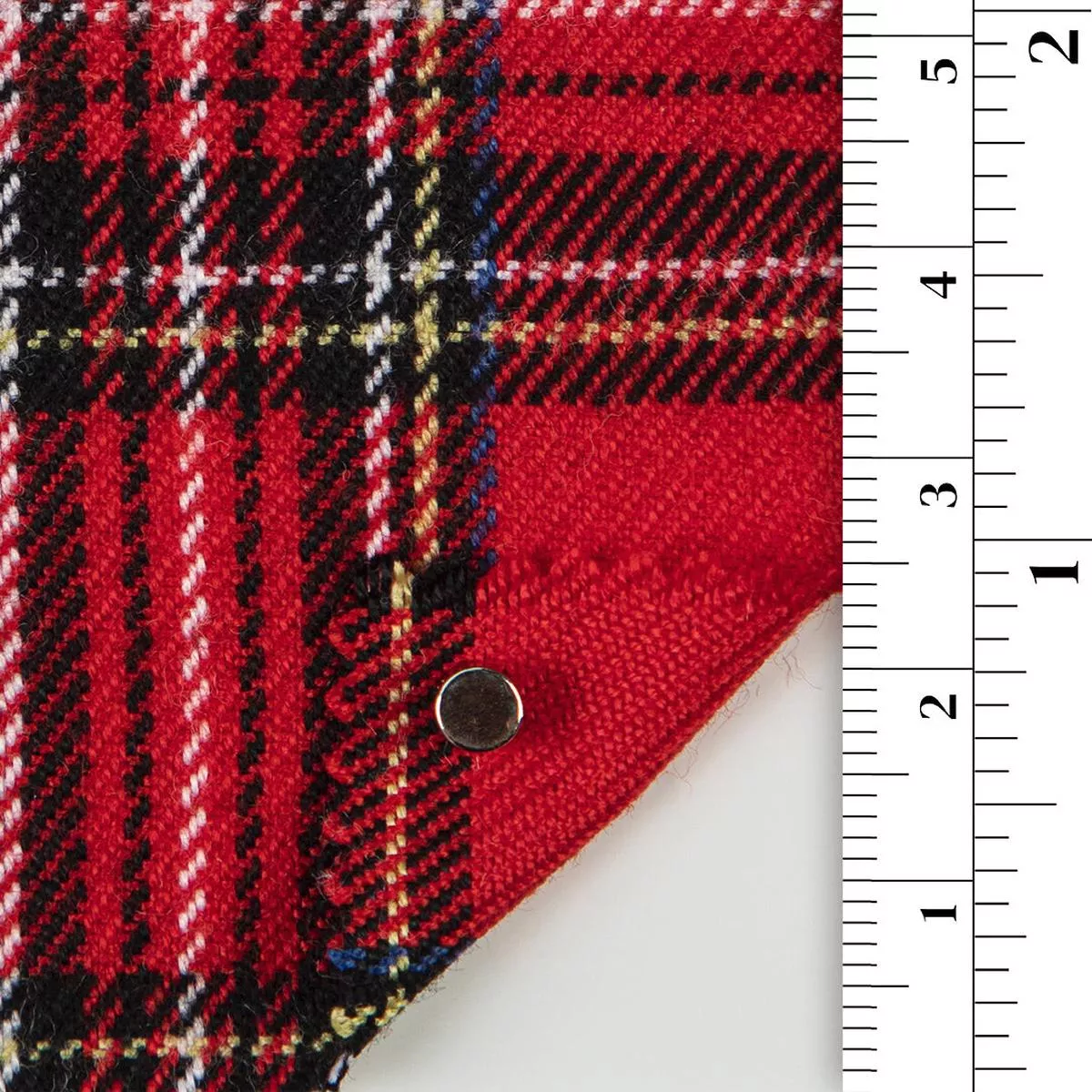 Plaid Front Peached Polyester Rayon Twill A117328 – Multi Color 5