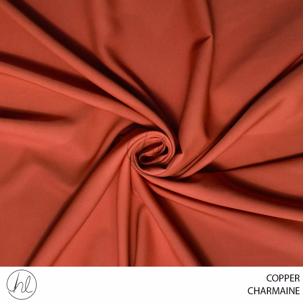 PLAIN CHARMAINE (55) COPPER (150CM) PER M
