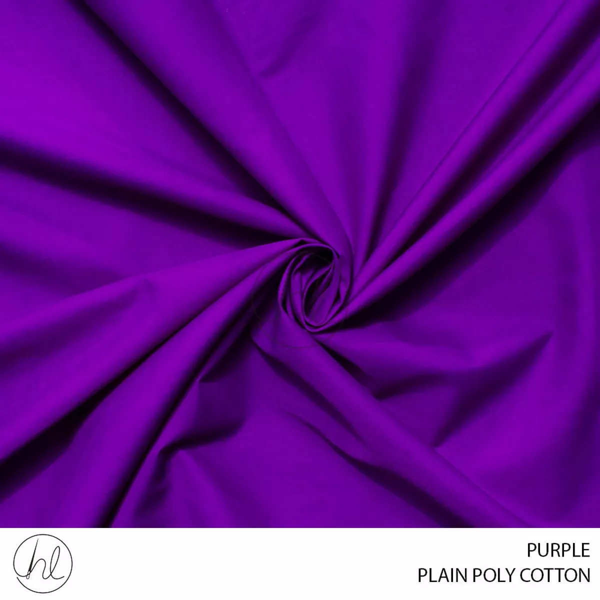 PLAIN POLY COTTON 112CM PURPLE