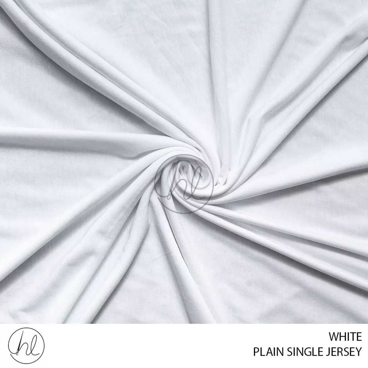 Plain Single Jersey 932 White 150cm Per m
