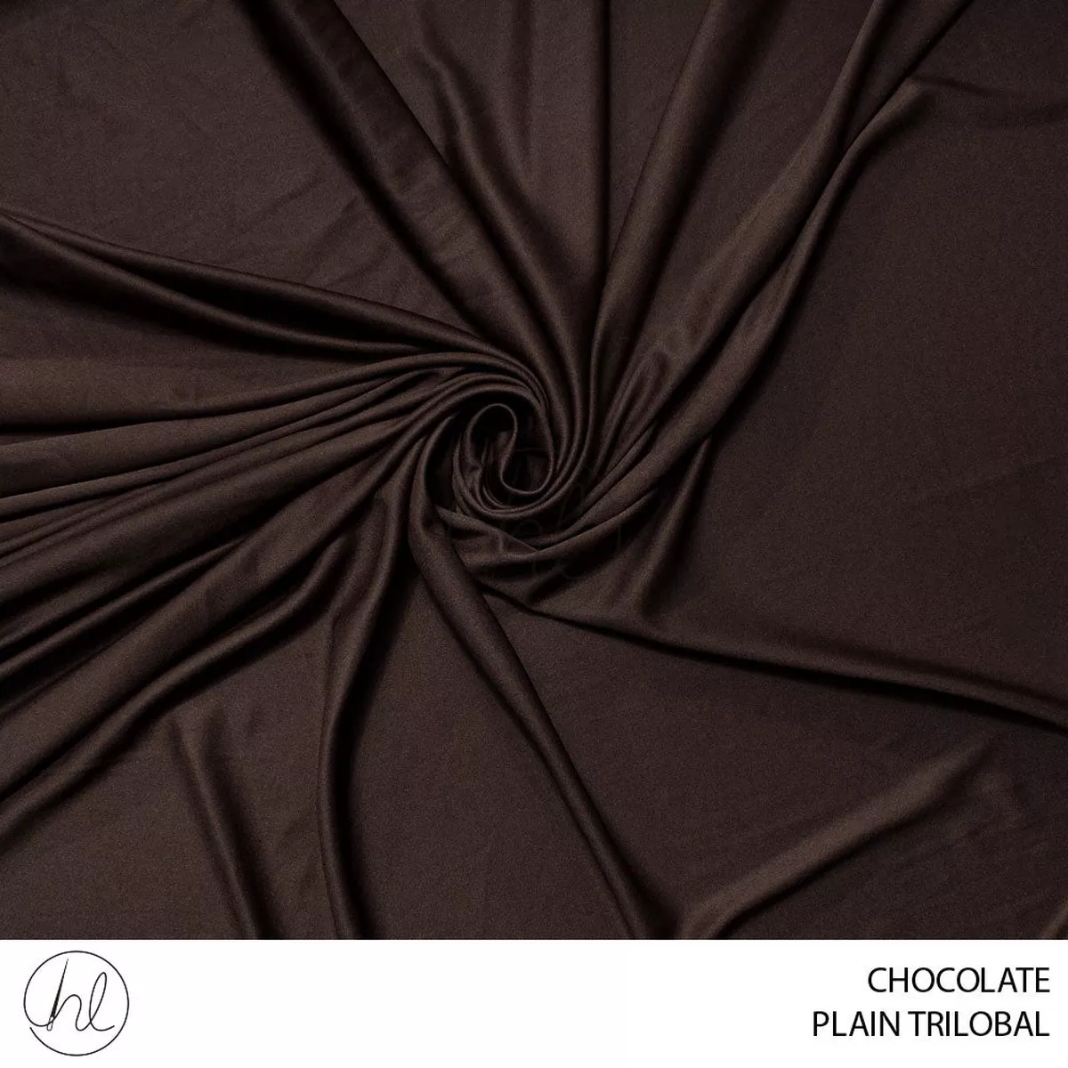 Plain trilobal 53 Chocolate 150cm Per M