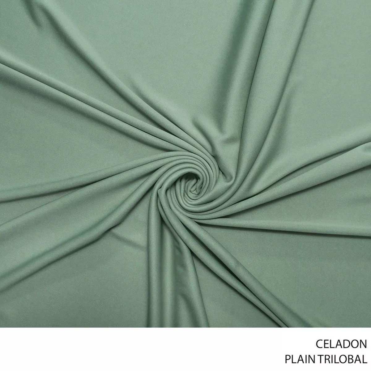 PLAIN TRILOBAL FABRIC 150CM CELADON
