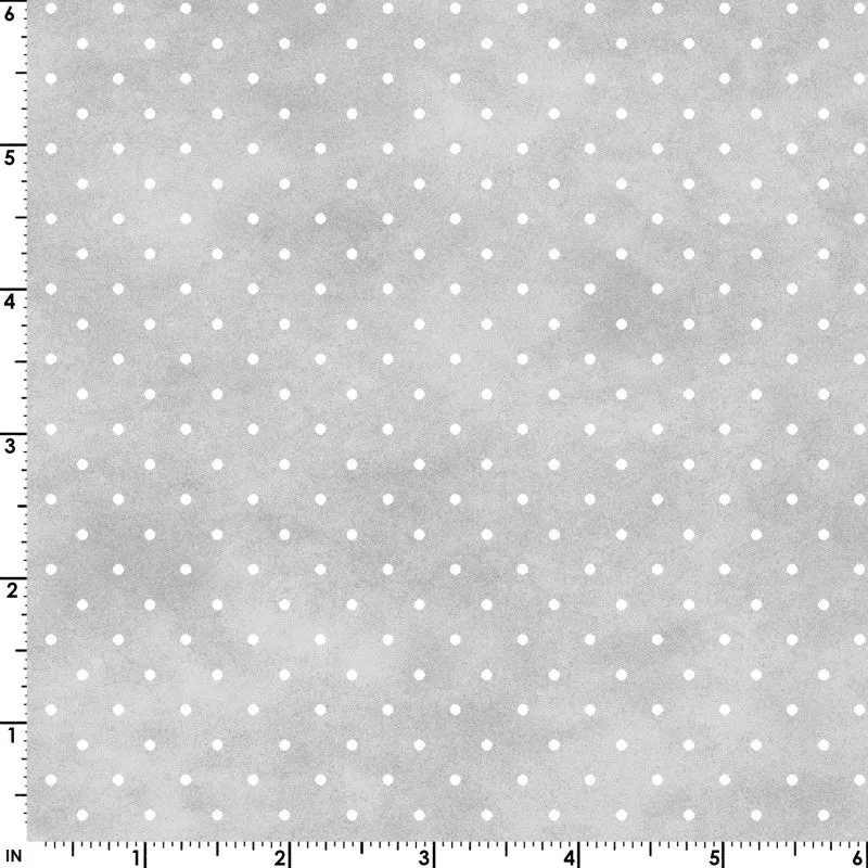 Playtime Flannel MASF10690-K Grey Tiny Dots