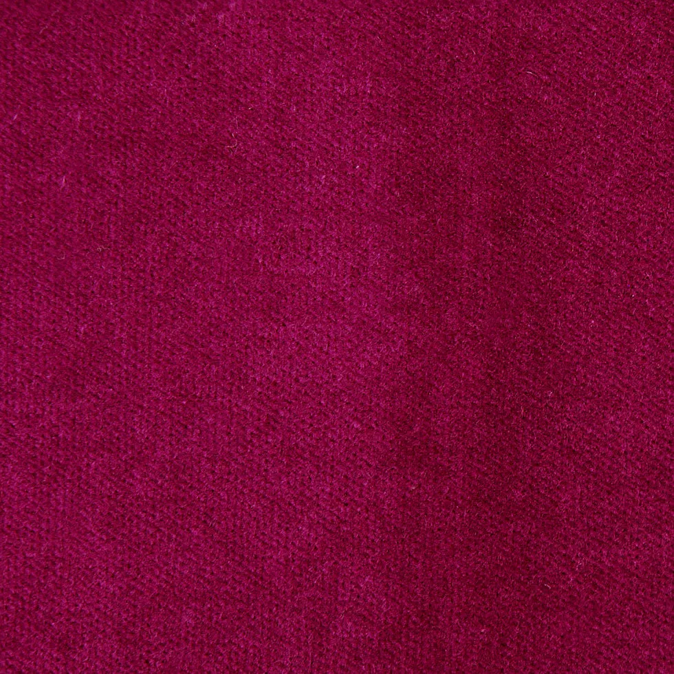 Plum Solid Cotton Velvet