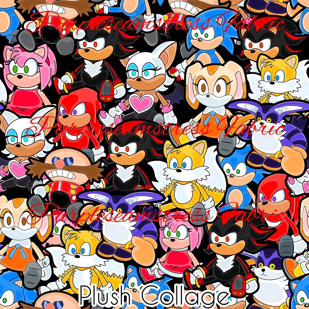 Plush CollageFabric