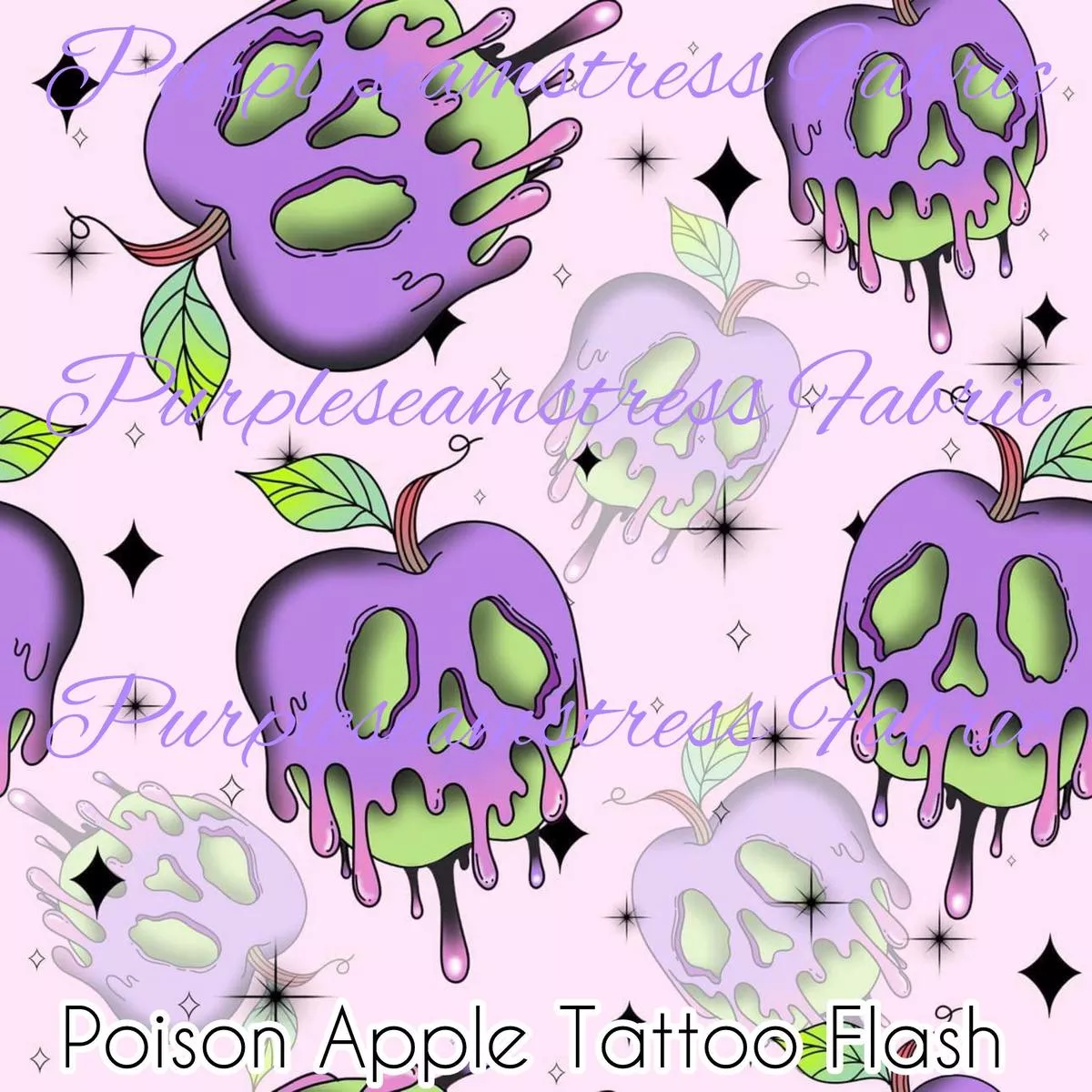Poison Apple Tattoo FlashFabric