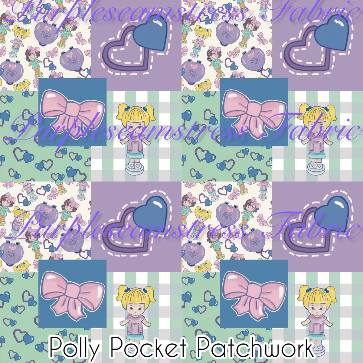 Polly Pocket PatchworkFabric