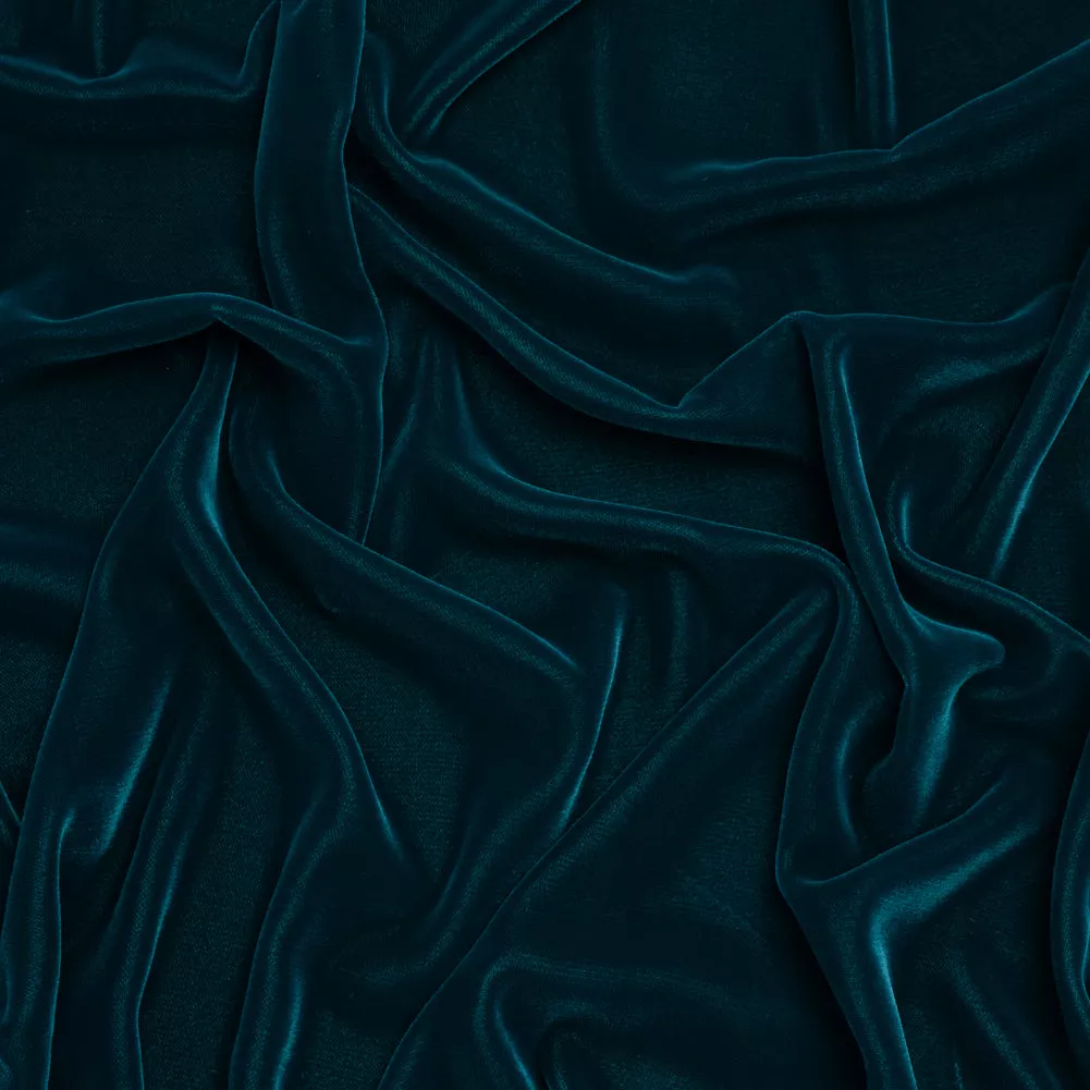 Polyester Micro Velvet – Teal
