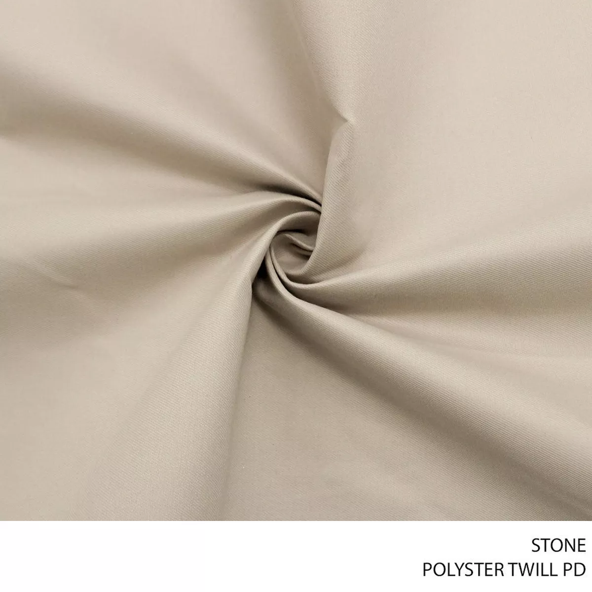 POLYESTER TWILL PD 150CM STONE ROLL ROLL 001