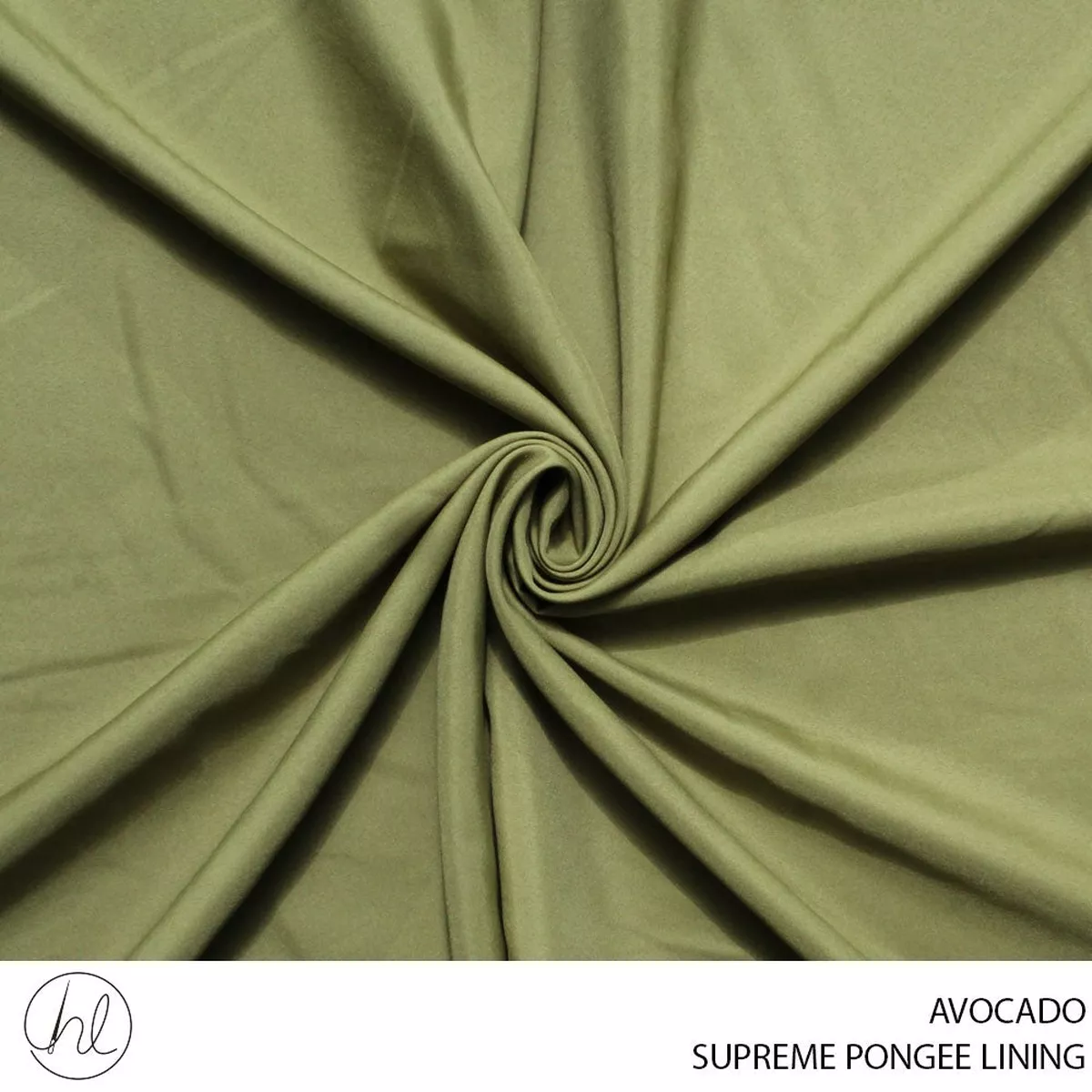 PONGEE LINING SUPREME PLAIN FABRIC 150CM AVOCADO