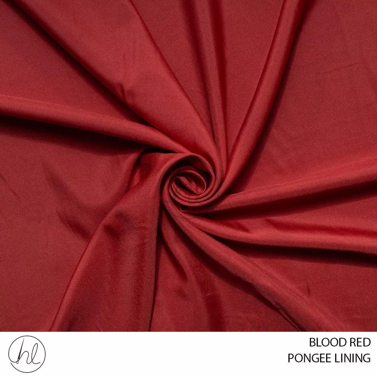 PONGEE LINING SUPREME PLAIN FABRIC 150CM BLOOD RED