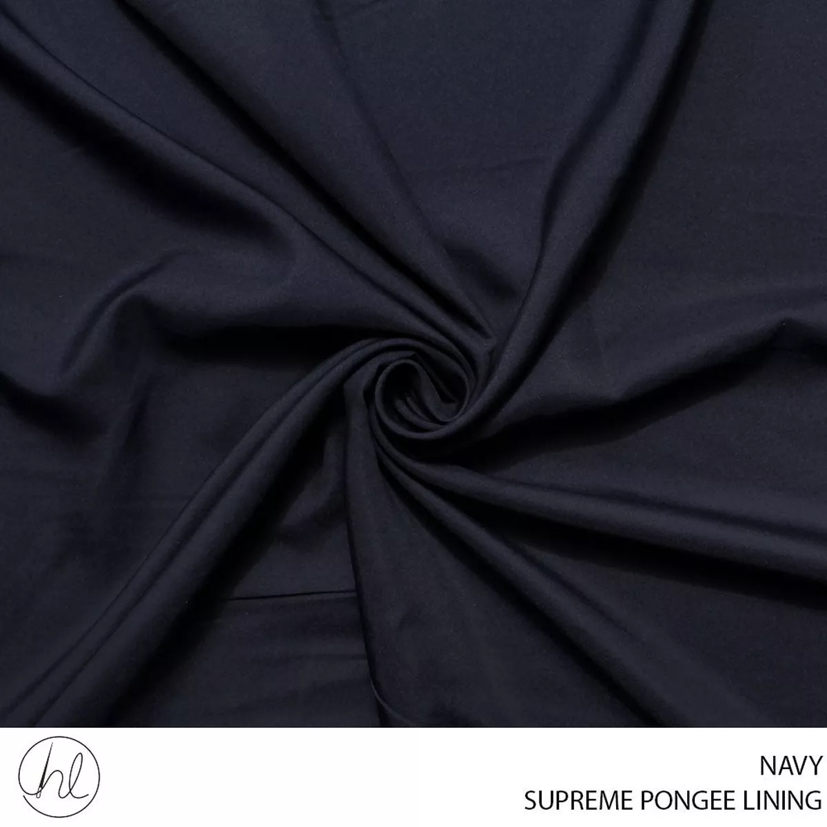 PONGEE LINING SUPREME PLAIN FABRIC 150CM NAVY