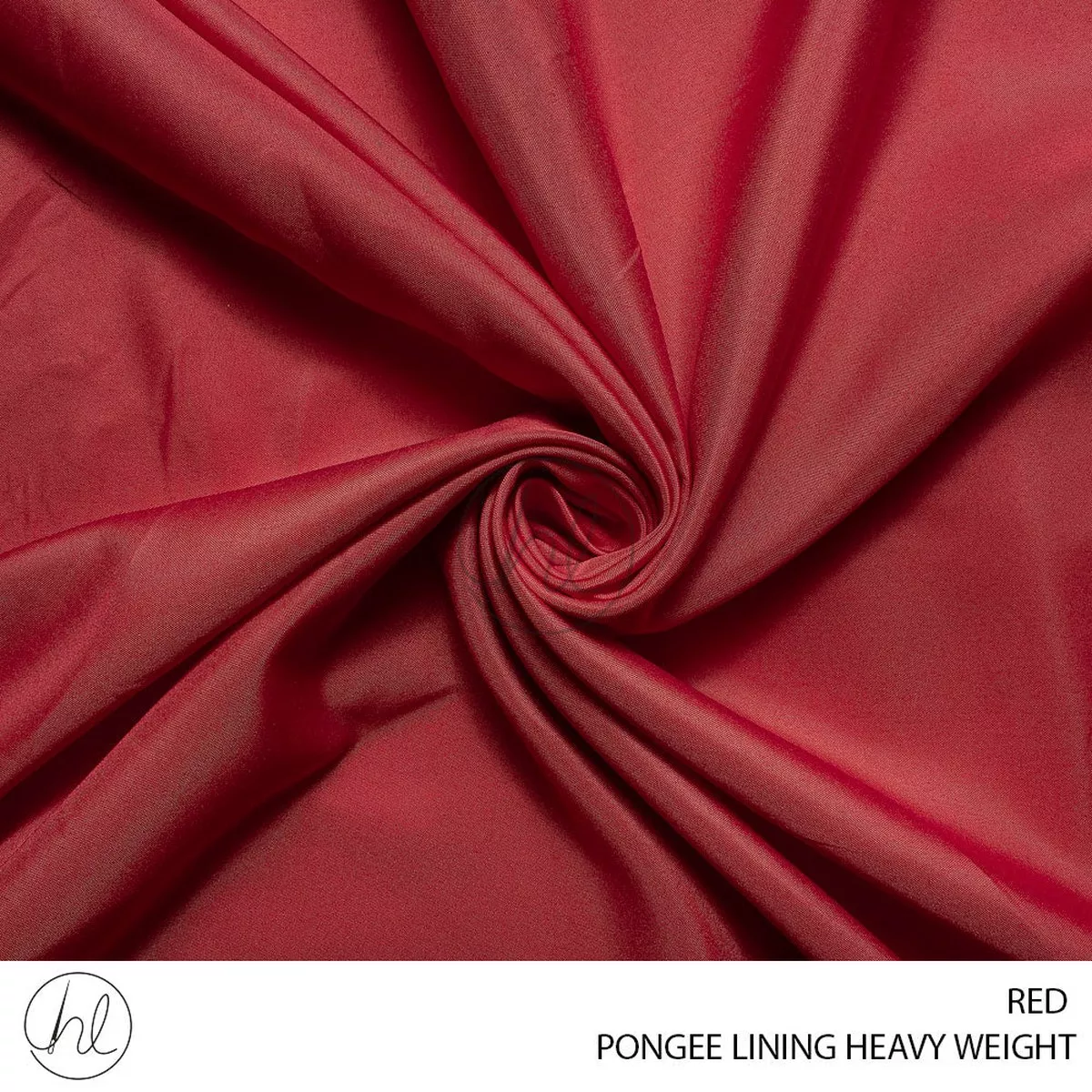 PONGEE LINING SUPREME PLAIN FABRIC 150CM RED