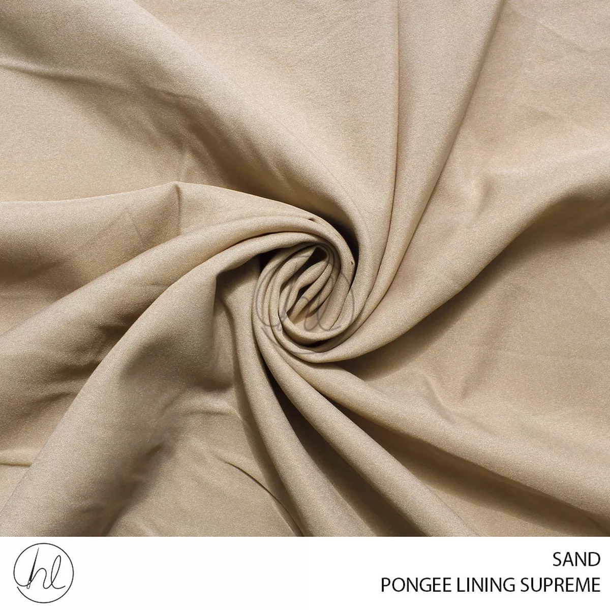 PONGEE LINING SUPREME PLAIN FABRIC 150CM SAND