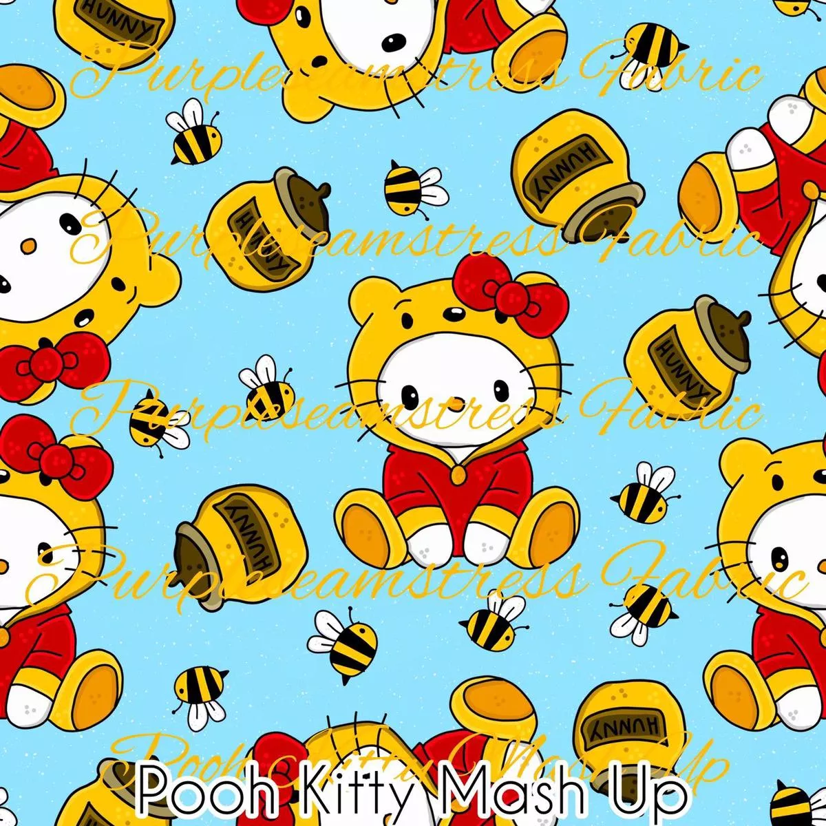 Pooh Kitty Mash UpFabric