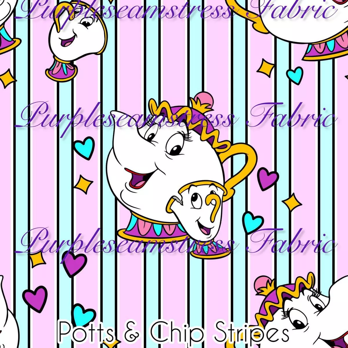 Potts & Chip StripesFabric
