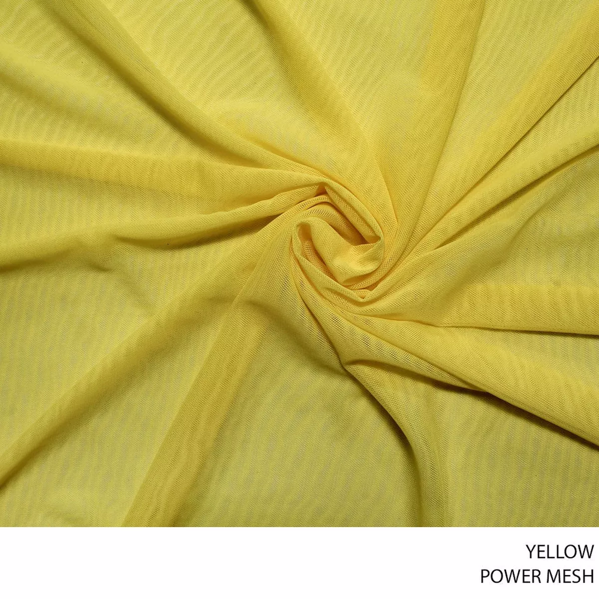 Power Mesh Yellow 150cm Per M