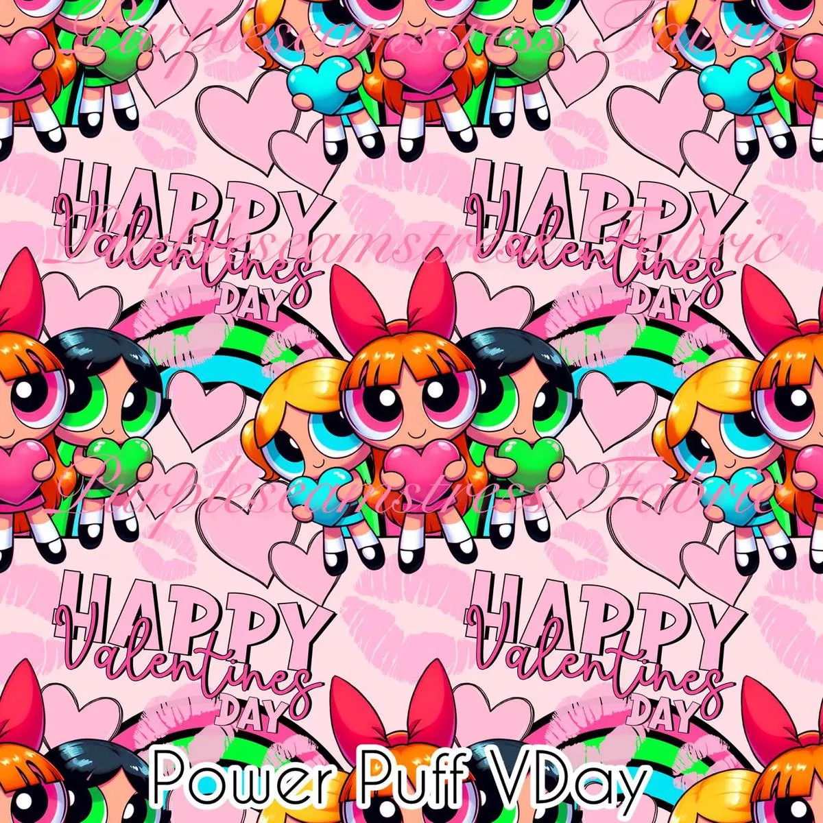 Power Puff VdayFabric