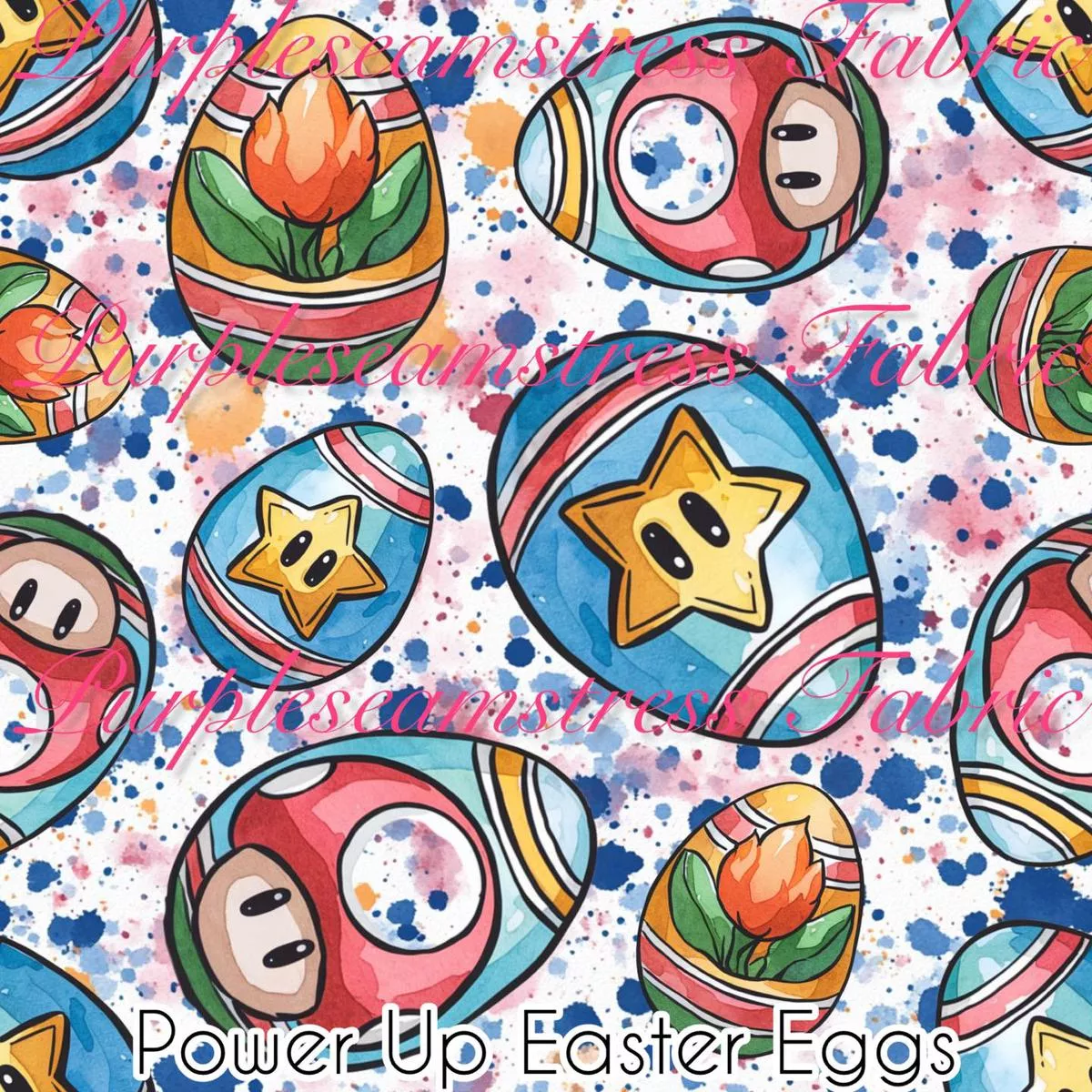 Power Up Easter EggsFabric