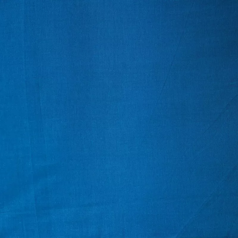 (PPRE-CUT 1.90 METER) Pure Malai Cotton Blue Fabric