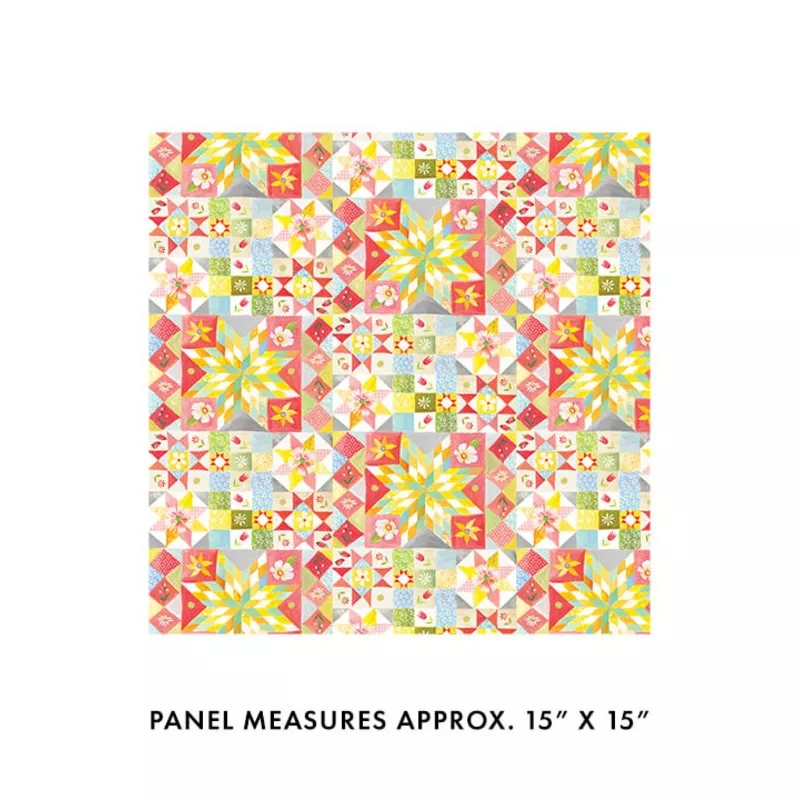 “A Prairie Heart” Heirloom Quilt Multi by Katie Daisy for Benartex