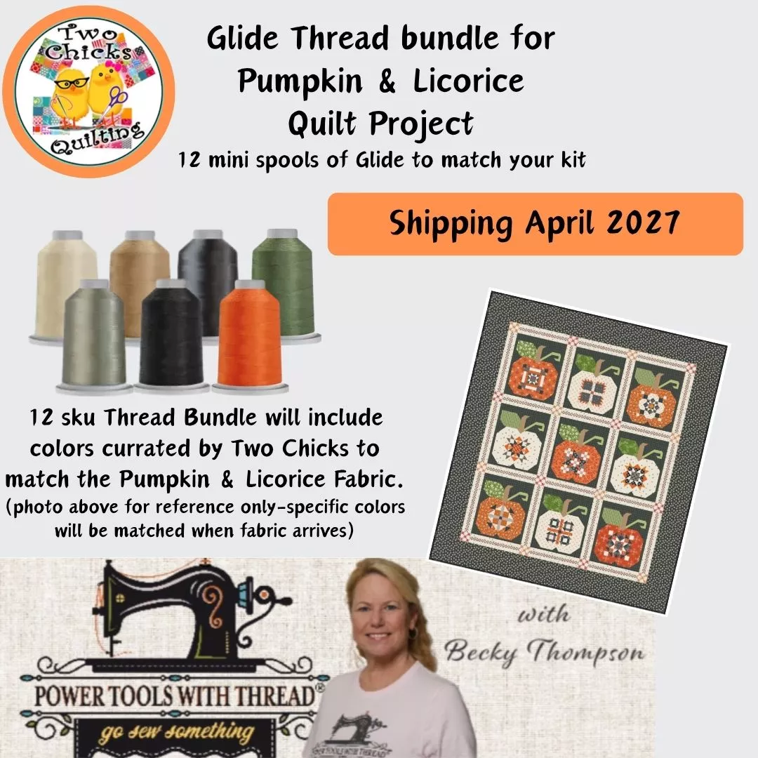 **PRE-ORDER** – Pumpkin & Licorice Glide Thread Bundle-12 sku