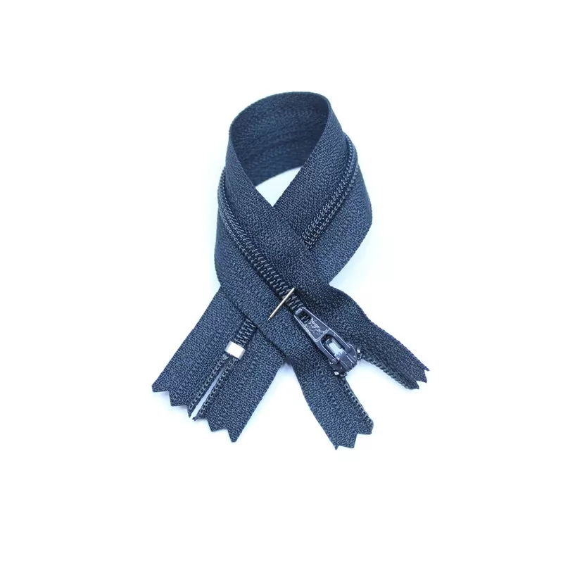 Premium Dark Grey Zip – 18cm Long