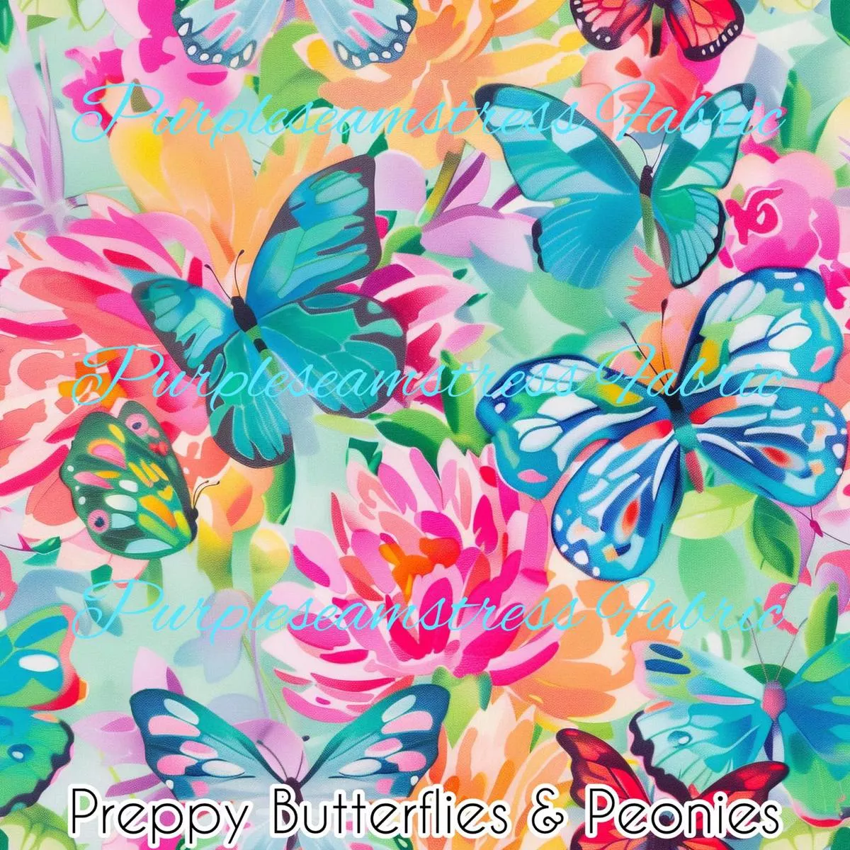 Preppy Butterflies & Peonies …