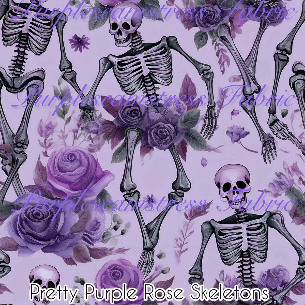 Pretty Purple Rose SkeletonsFab…