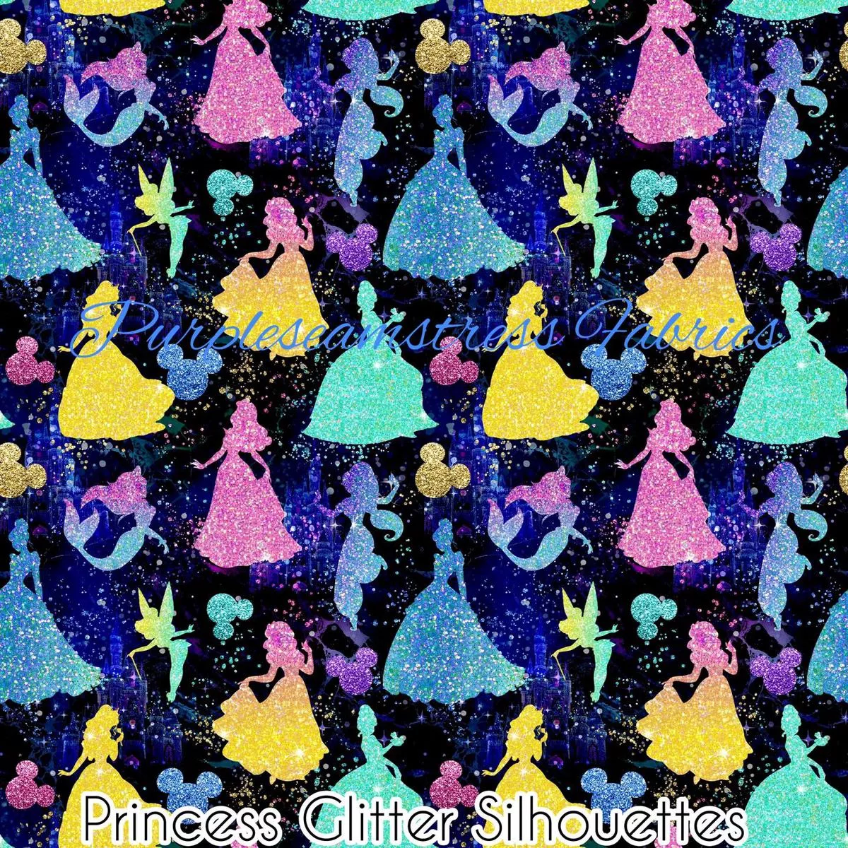 Princess Glitter SilhouettesFab…