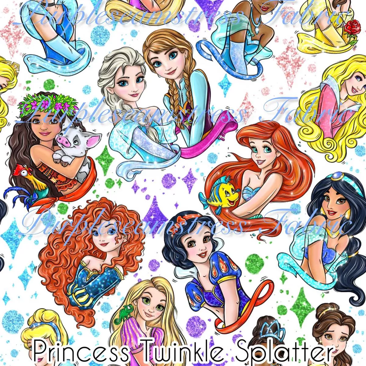Princess Twinkle SplatterFabric