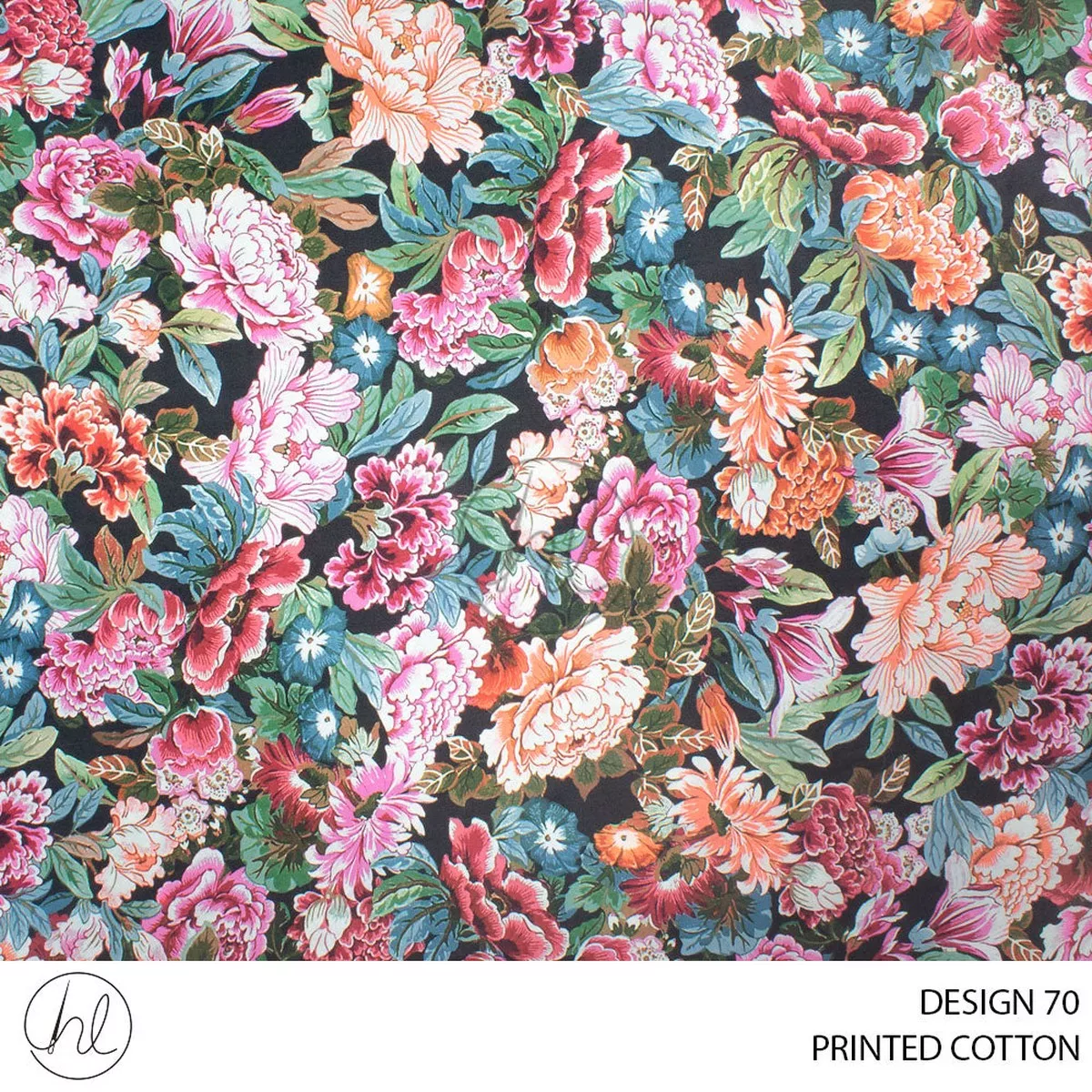 PRINTED COTTON VITACARE 51 MULTI 150CM PER M