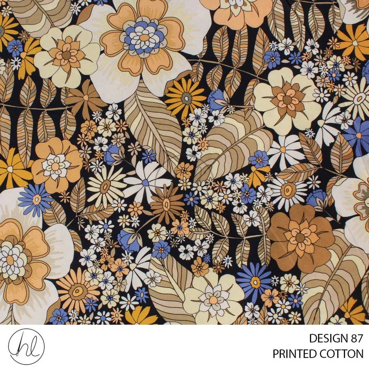 PRINTED COTTON VITARA 51 MULTI 150CM PER M