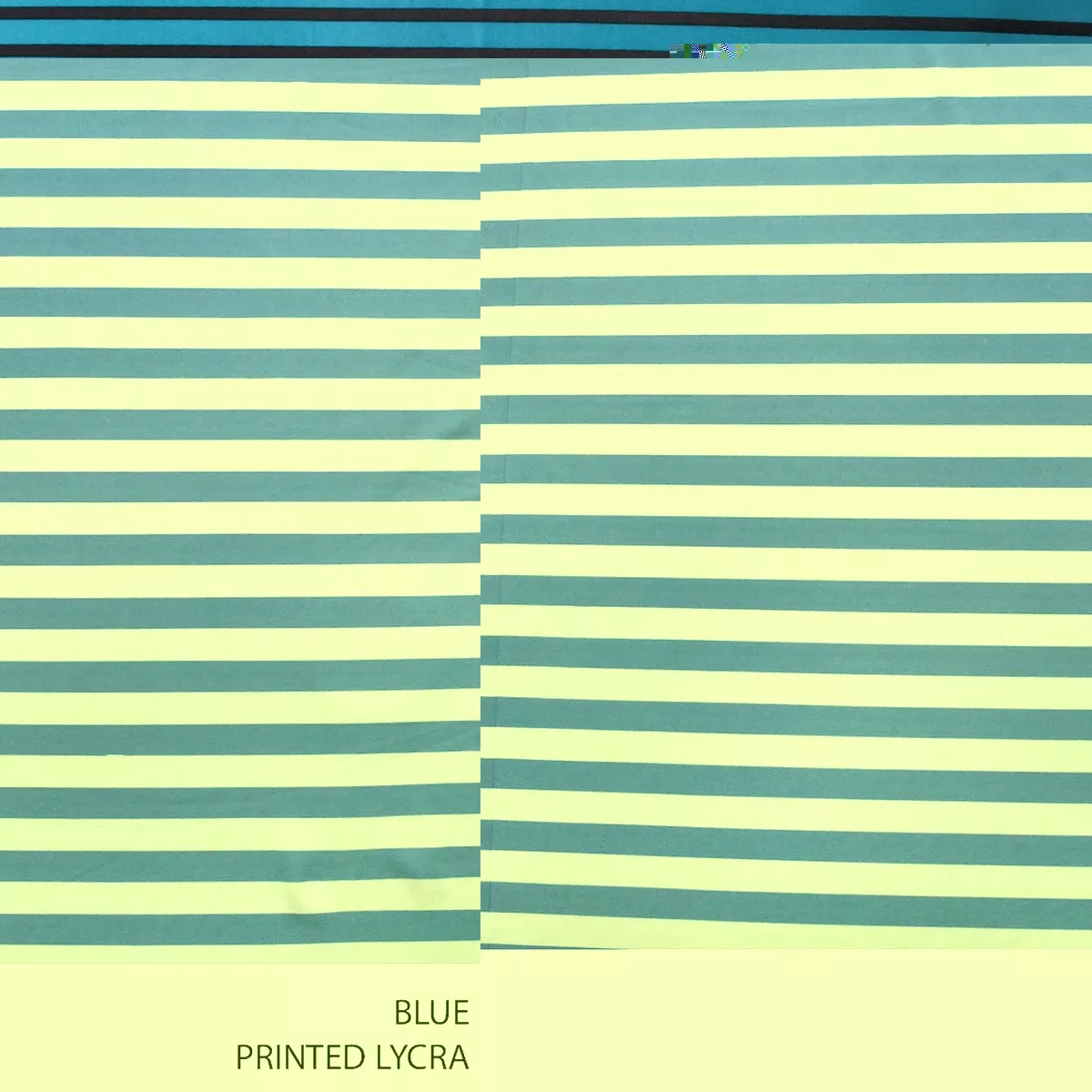 PRINTED LYCRA FABRIC BLUE