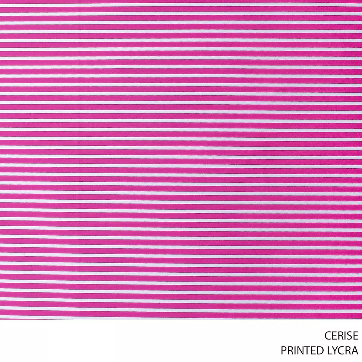 PRINTED LYCRA FABRIC CERISE