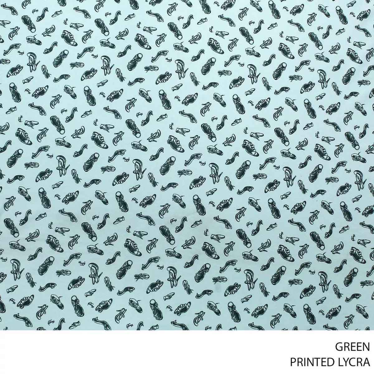PRINTED LYCRA FABRIC GREEN
