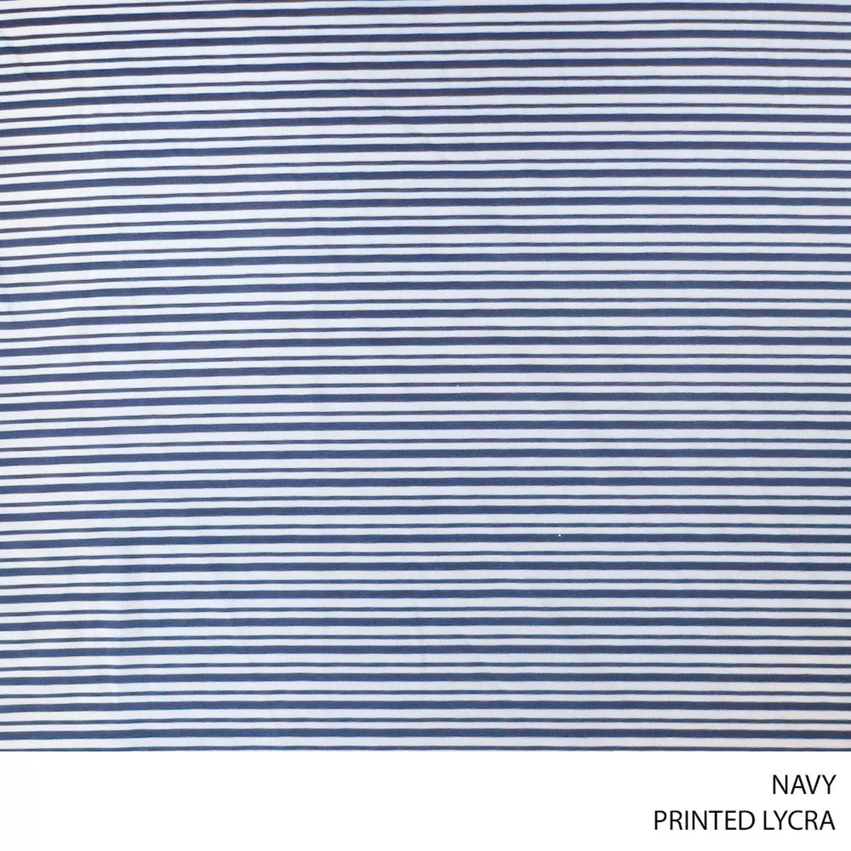 PRINTED LYCRA FABRIC NAVY