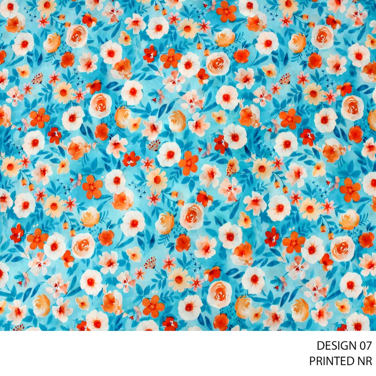 PRINTED NR D#4 TURQUOISE ROLL ROLL 001